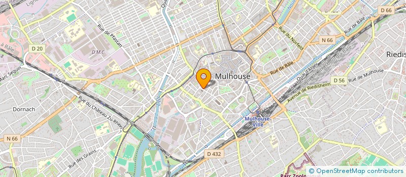 localisation de l'entreprise CONSEIL PRESBYTERAL EGLISE REFORMEE - PAROISSE DE MULHOUSE  MULHOUSE