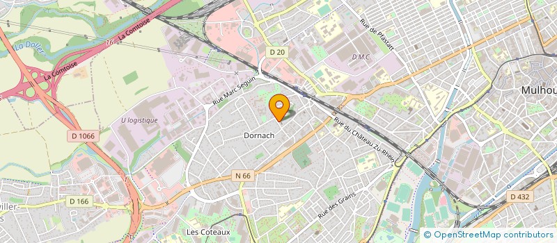 localisation de l'entreprise CONSEIL PRESBYTERAL EGLISE REFORMEE - PAROISSE DE MULHOUSE DORNACH  MULHOUSE