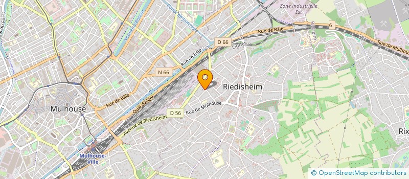 localisation de l'entreprise CONSEIL PRESBYTERAL EGLISE REFORMEE - PAROISSE DE RIEDISHEIM  RIEDISHEIM