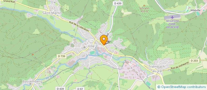 localisation de l'entreprise CONSEIL PRESBYTERAL EGLISE REFORMEE - PAROISSE DE VILLE-CLIMONT  VILLE