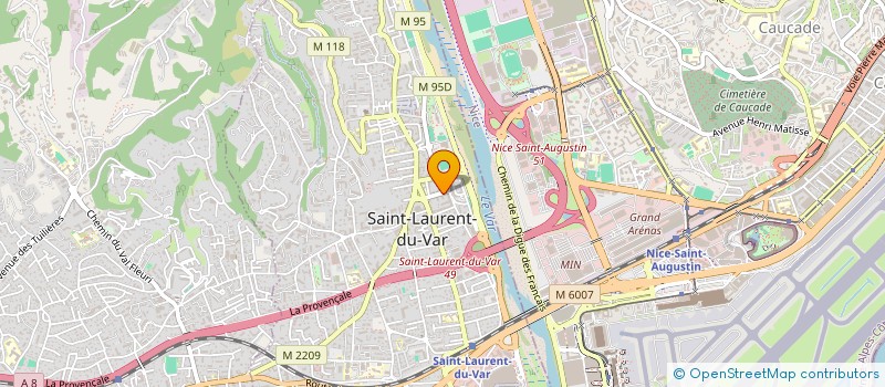 localisation de l'entreprise CONSEIL PREVENTION à SAINT-LAURENT-DU-VAR