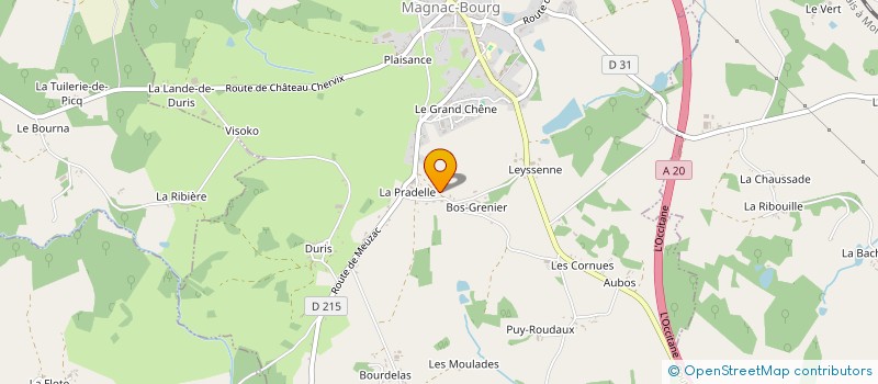 localisation de l'entreprise CONSEIL-PREVENTION-SANTE à LA PORCHERIE