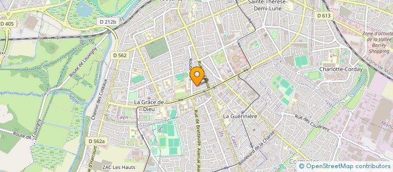 localisation de l'entreprise CONSEIL PRINT INFO à CAEN