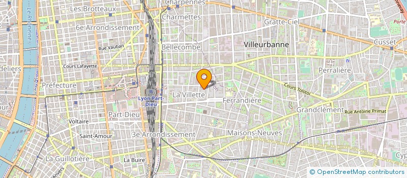 localisation de l'entreprise CONSEIL PRIVE ASSURANCE  LYON