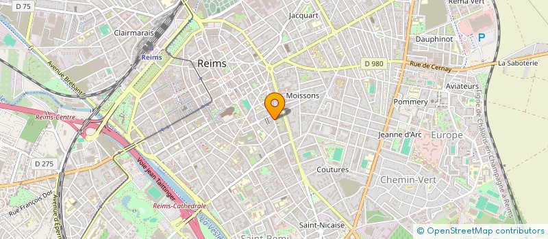 localisation de l'entreprise CONSEIL PRO  REIMS