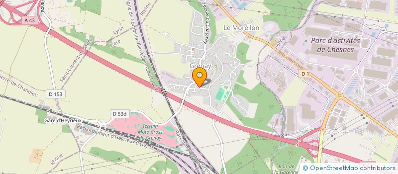 localisation de l'entreprise CONSEIL PRO FINANCE AURA à BOURGOIN-JALLIEU
