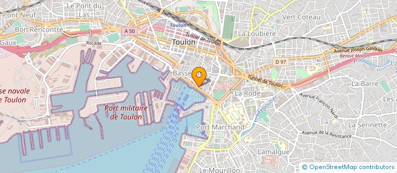 localisation de l'entreprise CONSEIL PROFILS à TOULON