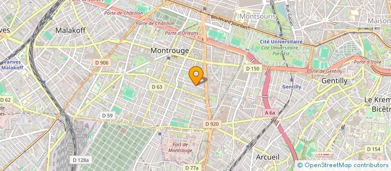 localisation de l'entreprise CONSEIL PROJET COORDINATION à MONTROUGE