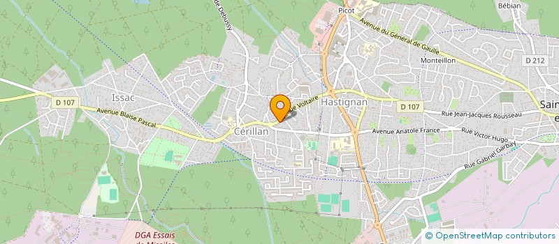 localisation de l'entreprise CONSEIL PROPRETE FORMATION à SAINT-MEDARD-EN-JALLES