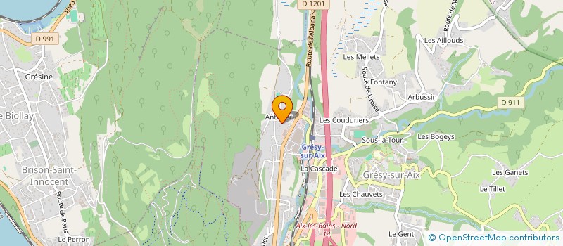 localisation de l'entreprise CONSEIL PROTECT  GRESY-SUR-AIX