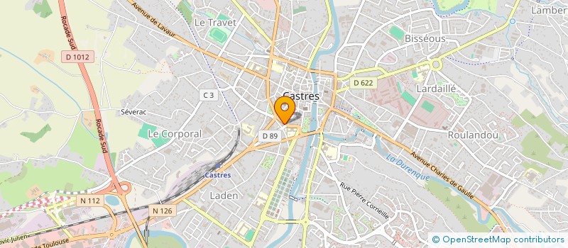 localisation de l'entreprise CONSEIL QUALIFICATION FORMATION DEVELOP à CASTRES