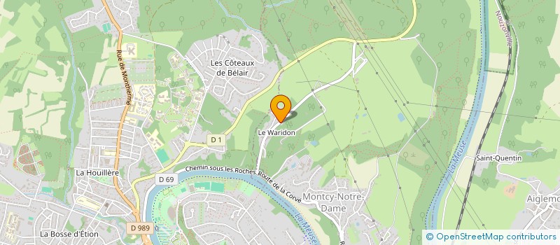 localisation de l'entreprise CONSEIL QUALITE DEVELOPPEMENT à MONTCY-NOTRE-DAME