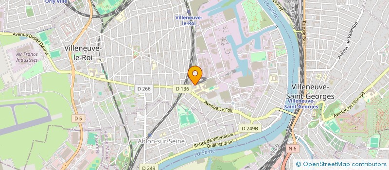 localisation de l'entreprise CONSEIL REALISATION GRAPHIQUE- COREGRAPH à VILLENEUVE-LE-ROI