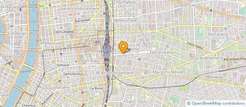 localisation de l'entreprise CONSEIL REDAC IMPRES BROCHURE ENTREPRISE  LYON