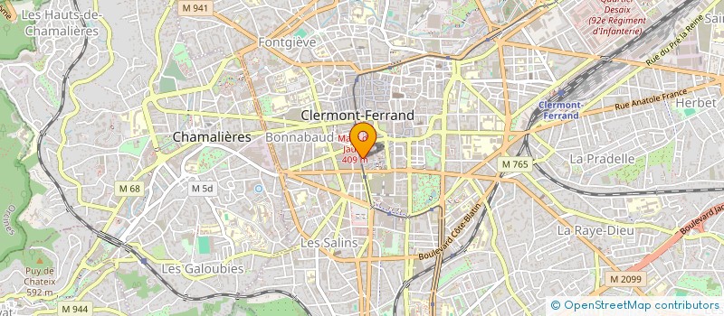localisation de l'entreprise CONSEIL REG.AUVERGNE ORDRE DES MEDECINS à CLERMONT-FERRAND