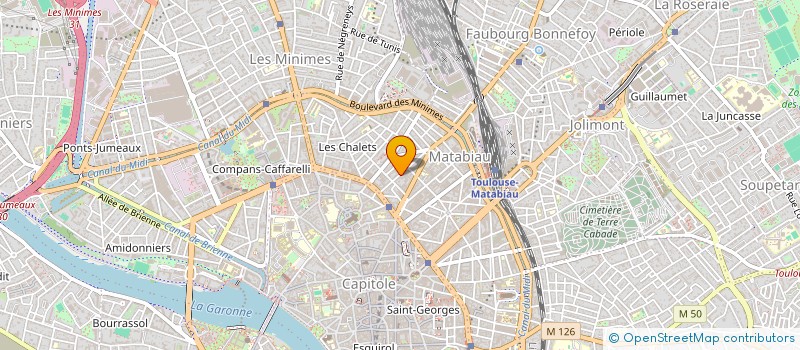 localisation de l'entreprise CONSEIL REG FORM MEDI CONT MIDI PYRENEES à TOULOUSE