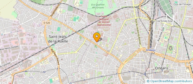 localisation de l'entreprise CONSEIL REG FORMATION MEDICALE CONTINUE à ORLEANS