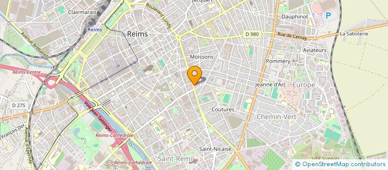 localisation de l'entreprise CONSEIL REG ORDRE EXPERT-COMPTA ET AGREE  REIMS