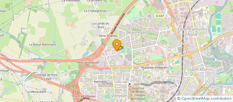 localisation de l'entreprise CONSEIL REGIONAL CHASSE DE BRETAGNE à RENNES