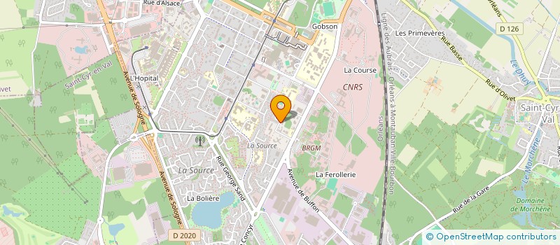 localisation de l'entreprise CONSEIL REGIONAL CHASSE DU CENTRE à ORLEANS