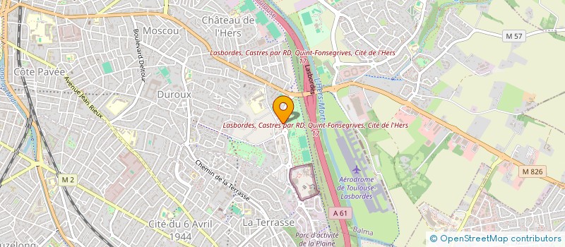 localisation de l'entreprise CONSEIL REGIONAL CHASSE MIDI PYRENEES  TOULOUSE