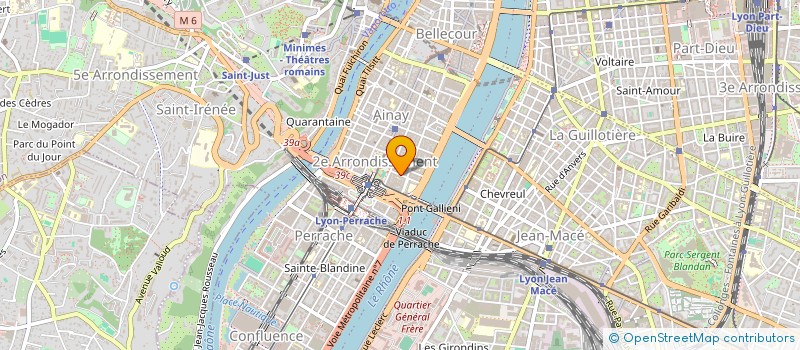 localisation de l'entreprise CONSEIL REGIONAL DE L ORDRE DES ARCHITECTES AUVERGNE-RHONE-ALPES  LYON