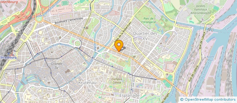 localisation de l'entreprise CONSEIL REGIONAL DE L ORDRE DES EXPERTS COMPTABLES GRAND EST à STRASBOURG