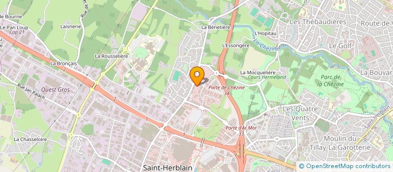 localisation de l'entreprise CONSEIL REGIONAL DE L ORDRE DES INFIRMIERS DES PAYS DE LOIRE  SAINT-HERBLAIN