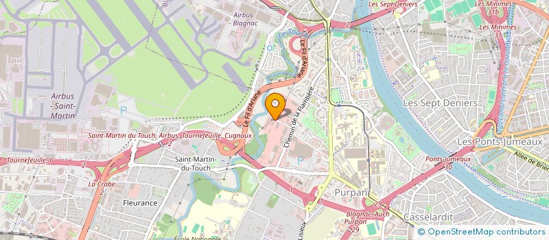 localisation de l'entreprise CONSEIL REGIONAL DE L'ORDRE DES PEDICURES PODOLOGUES D'OCCITANIE à TOULOUSE