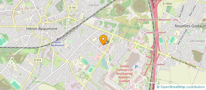 localisation de l'entreprise CONSEIL REGIONAL DE L 'ORDRE DES VETERINAIRE DES HAUTS DE FRANCE à HENIN-BEAUMONT