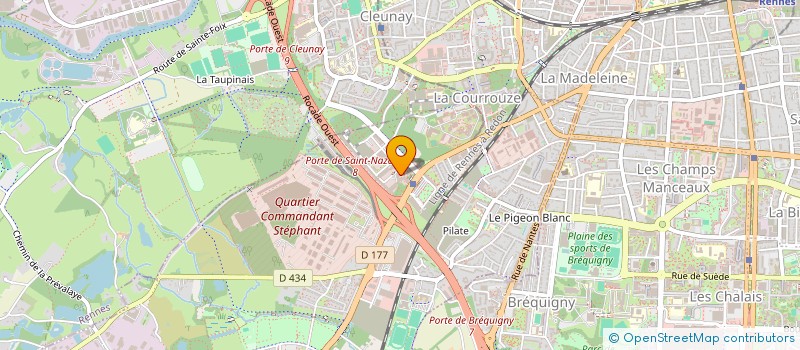 localisation de l'entreprise CONSEIL REGIONAL DE L ORDRE INFIRMIER DE BRETAGNE  SAINT-JACQUES-DE-LA-LANDE