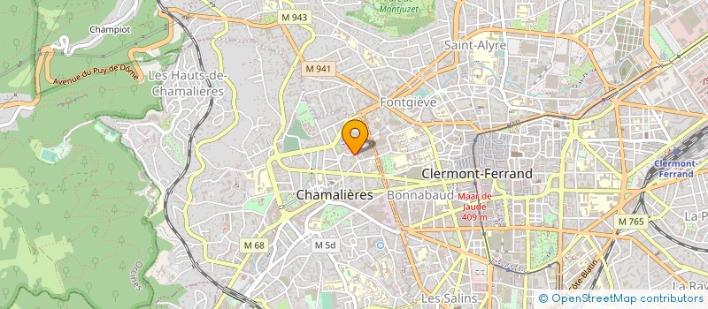 localisation de l'entreprise CONSEIL REGIONAL DE LA CHASSE D AUVERGNE à CHAMALIERES