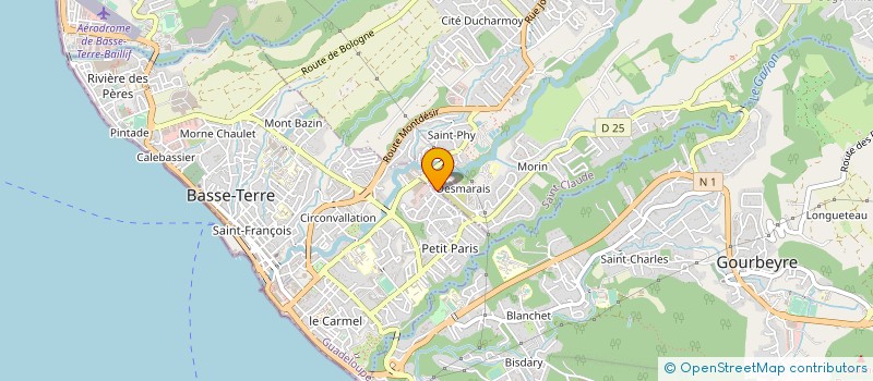 localisation de l'entreprise CONSEIL REGIONAL DE LA GUADELOUPE à BASSE-TERRE