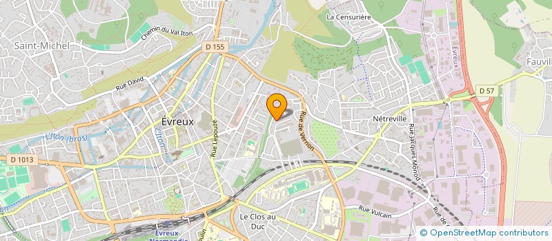localisation de l'entreprise CONSEIL REGIONAL DE NORMANDIE-SECOURS POPULAIRE FRANCAIS à EVREUX