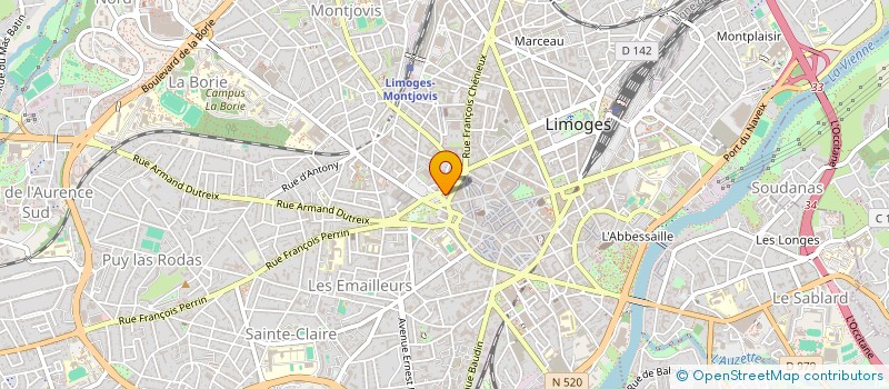 localisation de l'entreprise CONSEIL REGIONAL DES NOTAIRES à LIMOGES