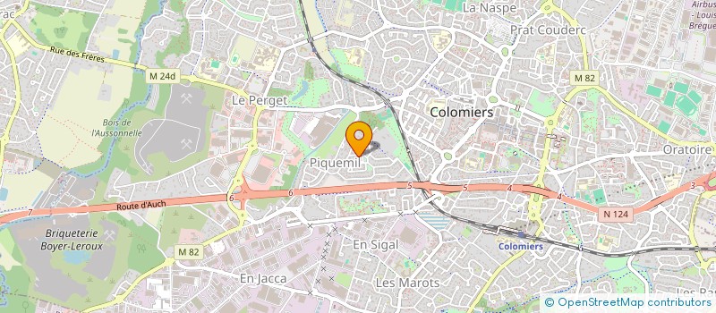 localisation de l'entreprise CONSEIL REGIONAL DU CULTE MUSULMAN DE LA REGION MIDI PYRENEES à COLOMIERS