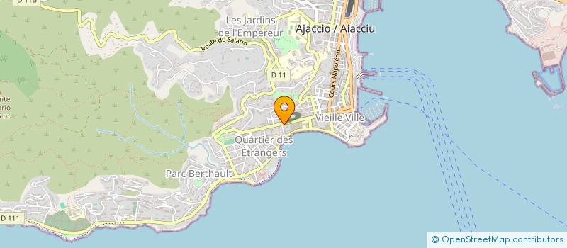 localisation de l'entreprise CONSEIL REGIONAL ORDRE DES MEDECINS REGION CORSE à AJACCIO