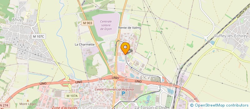 localisation de l'entreprise CONSEIL REGIONAL ORDRE DES PHARMACIENS BOURGOGNE-FRANCHE-COMTE à DIJON