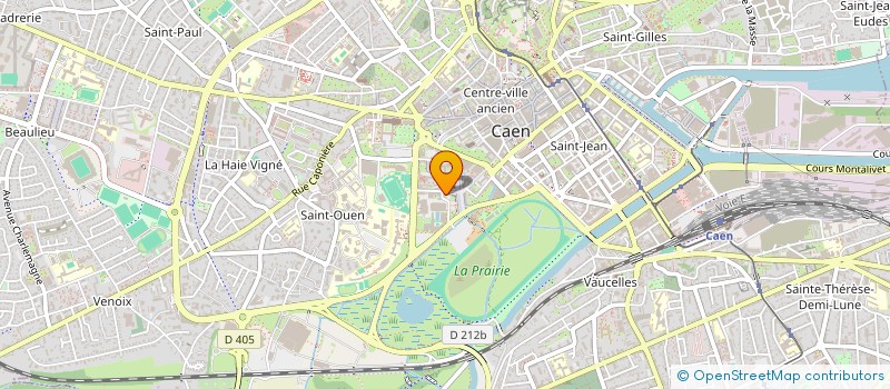 localisation de l'entreprise CONSEIL REGIONAL ORDRE VETERINAIRES NORMANDIE à CAEN