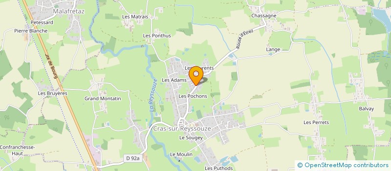 localisation de l'entreprise CONSEIL REMPLACEMENT LIBERAL  BRESSE VALLONS