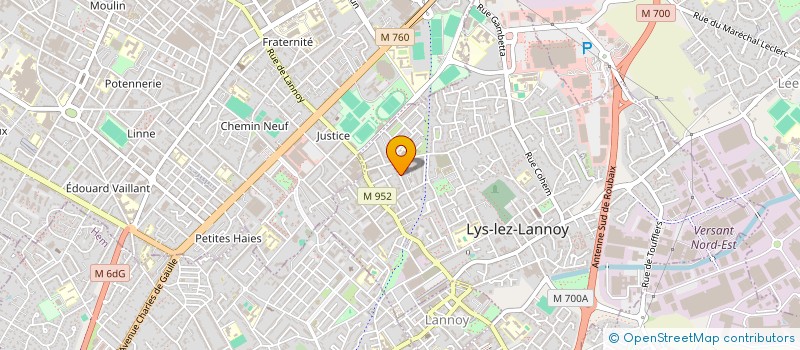 localisation de l'entreprise CONSEIL RENO HABITAT  LYS-LEZ-LANNOY