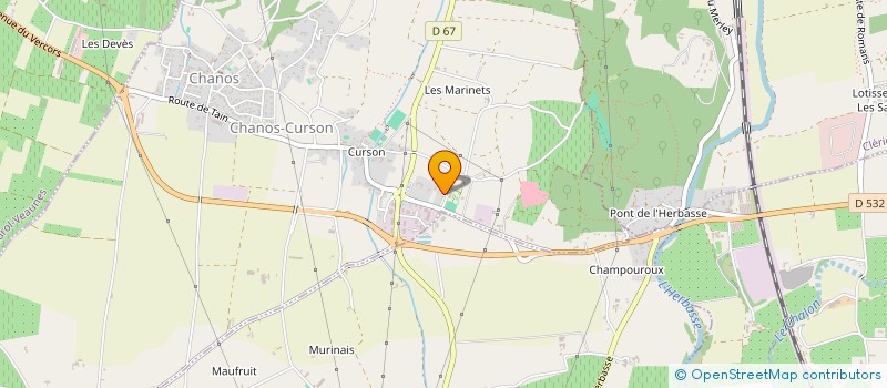 localisation de l'entreprise CONSEIL RESSOURCES ETUDES ET ANALYSES  CHANOS-CURSON