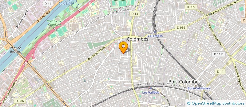 localisation de l'entreprise CONSEIL RIMBAUD RECRUTEMENT  COLOMBES