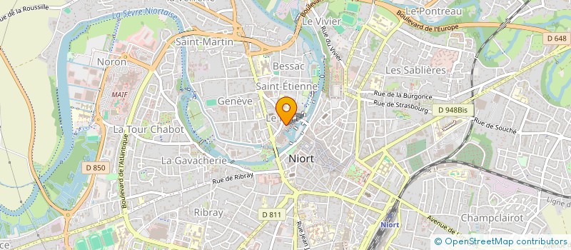 localisation de l'entreprise CONSEIL SECURITE VIGILANCE à NIORT