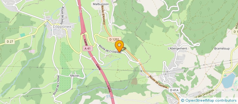 localisation de l'entreprise CONSEIL SIEGES EUROPE  COPPONEX