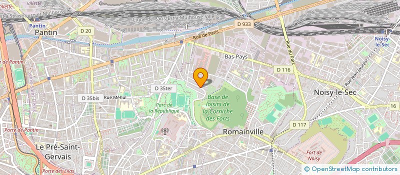 localisation de l'entreprise CONSEIL SIMHA à ROMAINVILLE