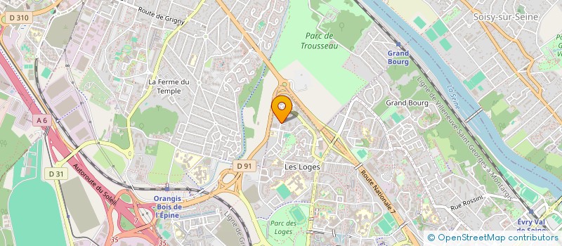 localisation de l'entreprise CONSEIL SOCIAL VOYAGE à EVRY-COURCOURONNES