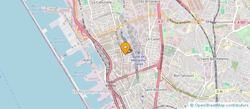 localisation de l'entreprise CONSEIL SOCIO CULTUREL POUR LA RENAISSANCE à MARSEILLE