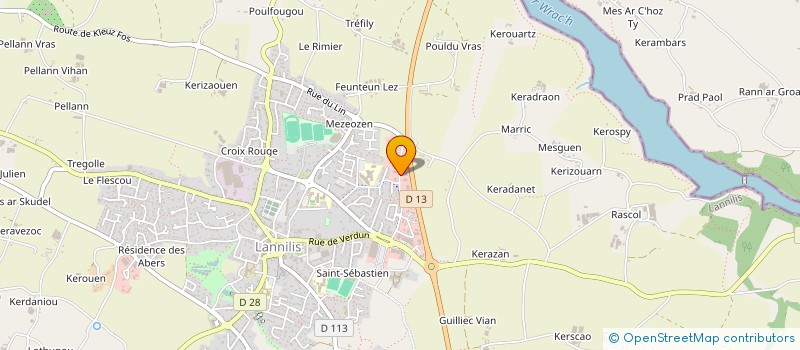 localisation de l'entreprise CONSEIL SOLAIRE à LANNILIS
