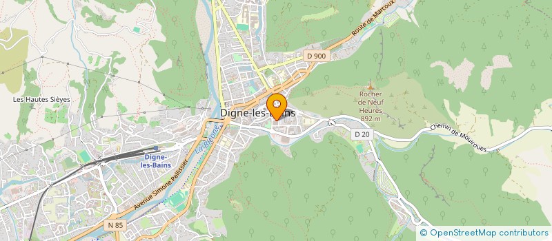 localisation de l'entreprise CONSEIL SUPERIEUR DE LA PECHE à DIGNE-LES-BAINS